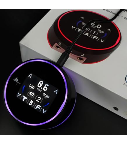 Amazon.com: Aurora 2 II Tattoo Machine Power Supply 2nd Generation
